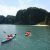 trèo kayak ở vịnh Lan Hạ